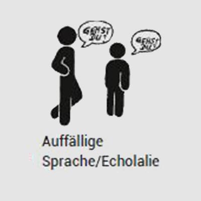 Auffällige Sprache / Echolalie / Kommunikation